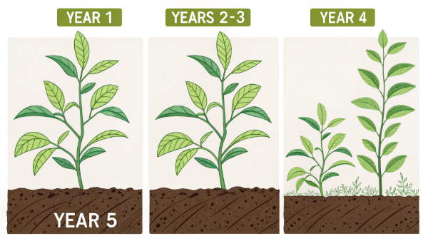 steamed green tea leaves processing